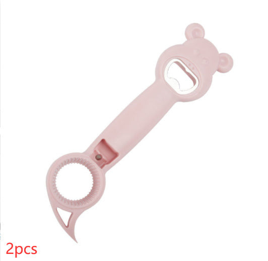 Niedlicher 4-in-1 Multifunktionaler Flaschenöffner – Praktisches Küchen- und Bar-Tool