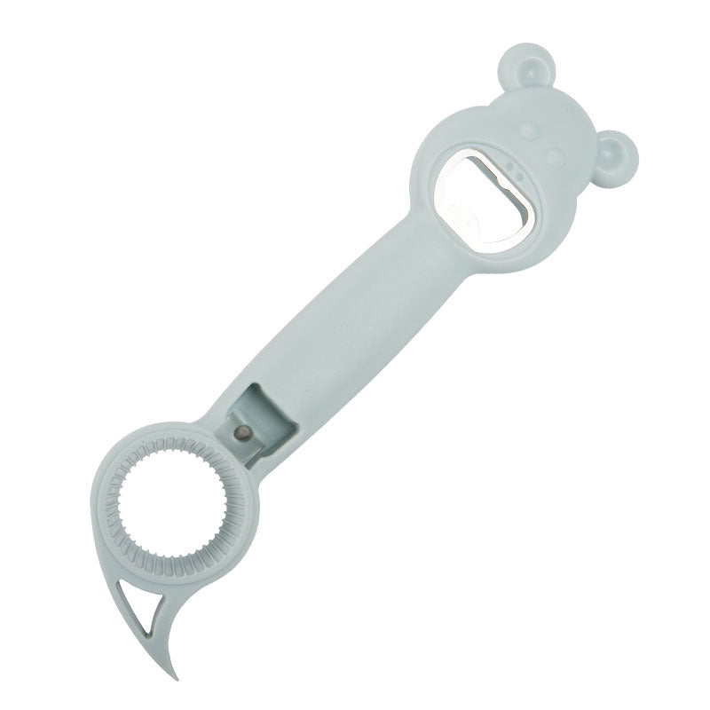 Niedlicher 4-in-1 Multifunktionaler Flaschenöffner – Praktisches Küchen- und Bar-Tool