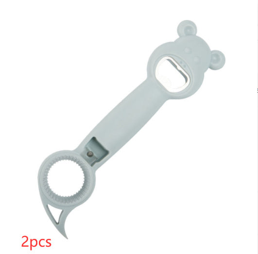 Niedlicher 4-in-1 Multifunktionaler Flaschenöffner – Praktisches Küchen- und Bar-Tool
