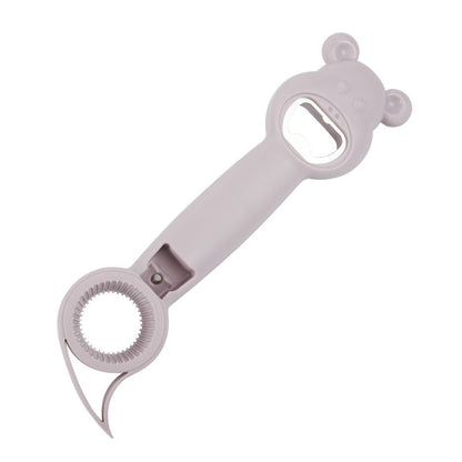 Niedlicher 4-in-1 Multifunktionaler Flaschenöffner – Praktisches Küchen- und Bar-Tool