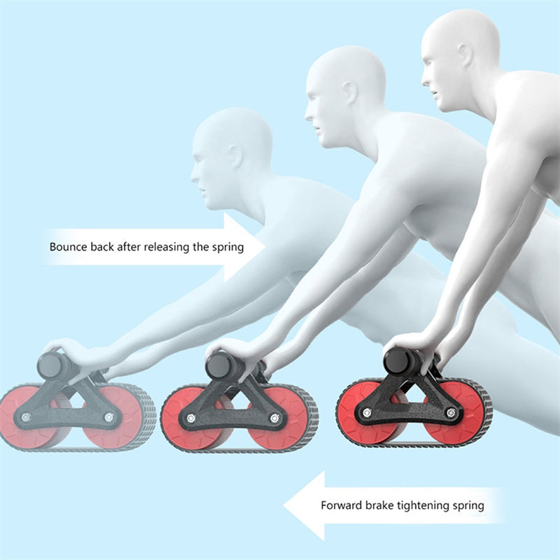 Double Wheel Abdominal Exerciser – Automatisches Ab Wheel Roller für Bauchtraining