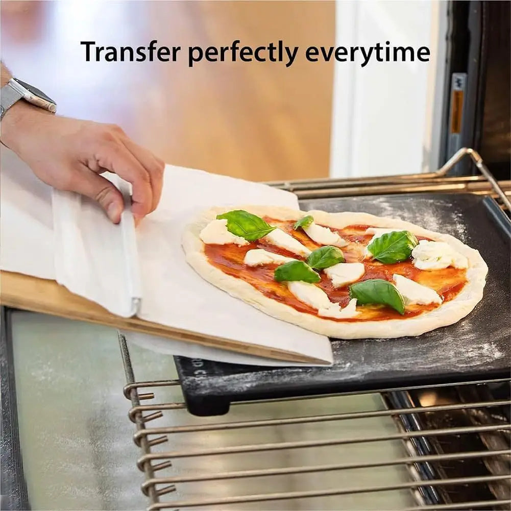 Küchenhelfer, verschiebbare Pizzaschaufel, antihaftbeschichtetes Pizza-Schneidebrett, glattes Aufbewahrungs-Transferbrett, Küchen-Backwerkzeug