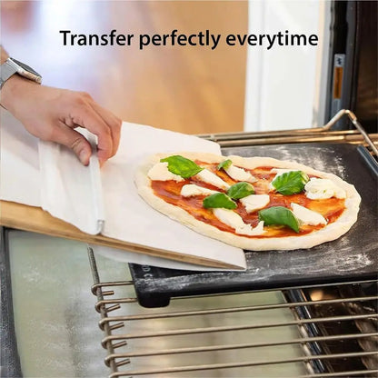 Küchenhelfer, verschiebbare Pizzaschaufel, antihaftbeschichtetes Pizza-Schneidebrett, glattes Aufbewahrungs-Transferbrett, Küchen-Backwerkzeug