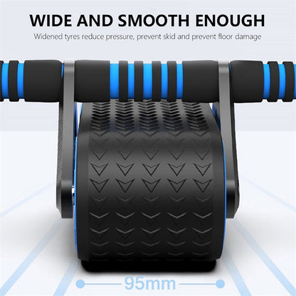 Double Wheel Abdominal Exerciser – Automatisches Ab Wheel Roller für Bauchtraining