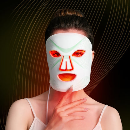 Silikon-Gesichtsmaske mit LED-Technologie – Photo Rejuvenation für Zuhause
