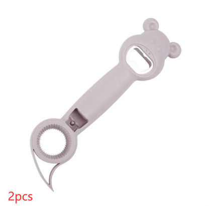 Niedlicher 4-in-1 Multifunktionaler Flaschenöffner – Praktisches Küchen- und Bar-Tool